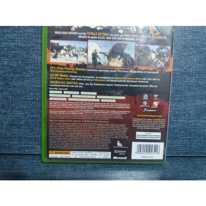 BORDERLANDS  XBOX 360 OYUN