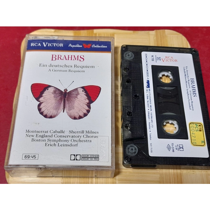 BRAHMS A GERMAN REQUIEM MÜZİK KASET