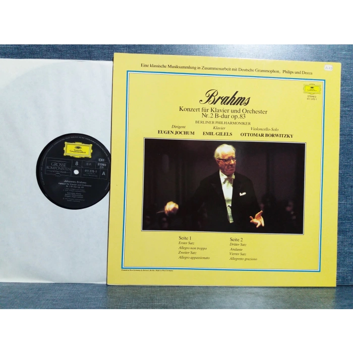 BRAHMS KLAVIER Nr.2 EMIL GILELS LP
