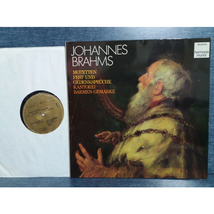 BRAHMS MOTETTEN KANTOREI BARMEN  - GEMARKE  LP
