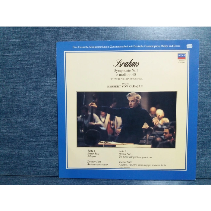 BRAHMS SYMPHONIE NR.1 KARAJAN LP