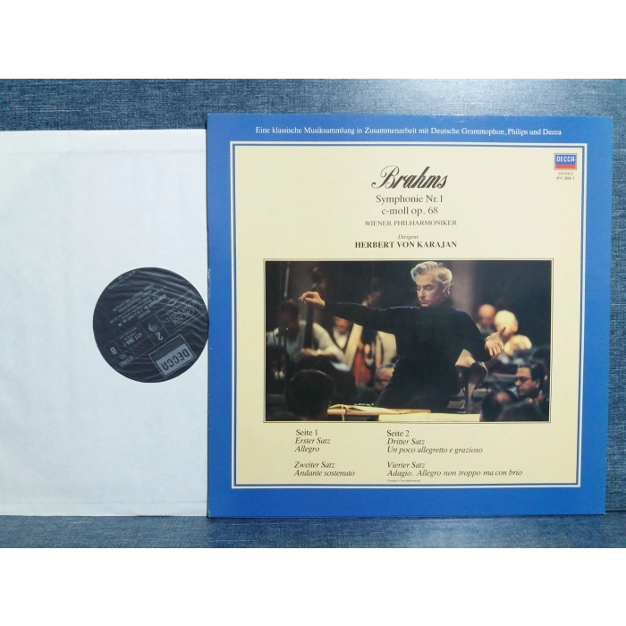 BRAHMS SYMPHONIE NR.1 KARAJAN LP