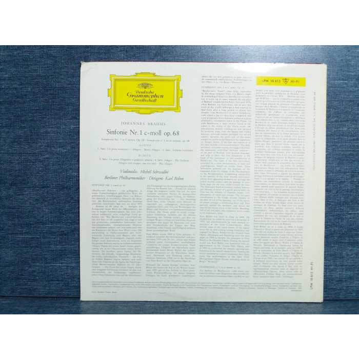 BRAHMS SYMPHONY Nr.1 MICHEL SCHWALBE LP
