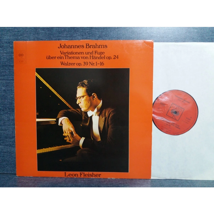 BRAHMS VARIATIONEN FUGE WALZER PIANO LEON FLEISHER LP