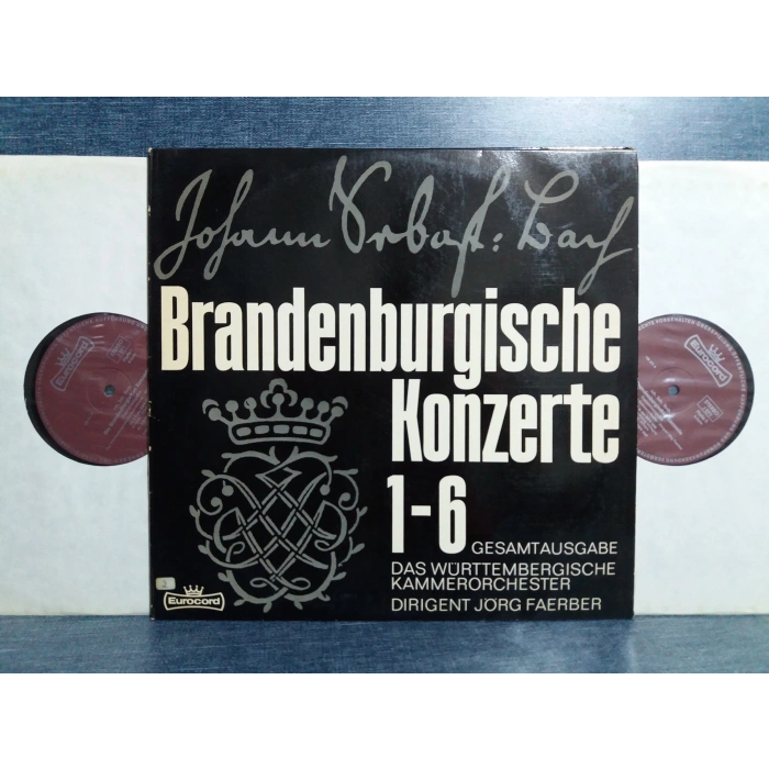 BRANDENBURGISCHE KONZERTE 1-6  (ÇİFT) LP