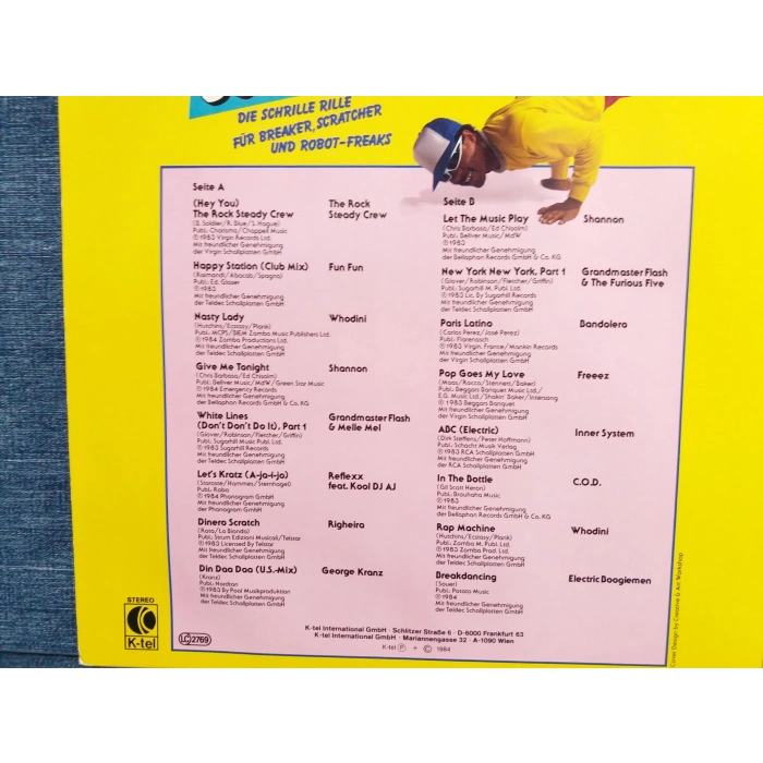 BREAKDANCE BOOGIE  MUSIC LP