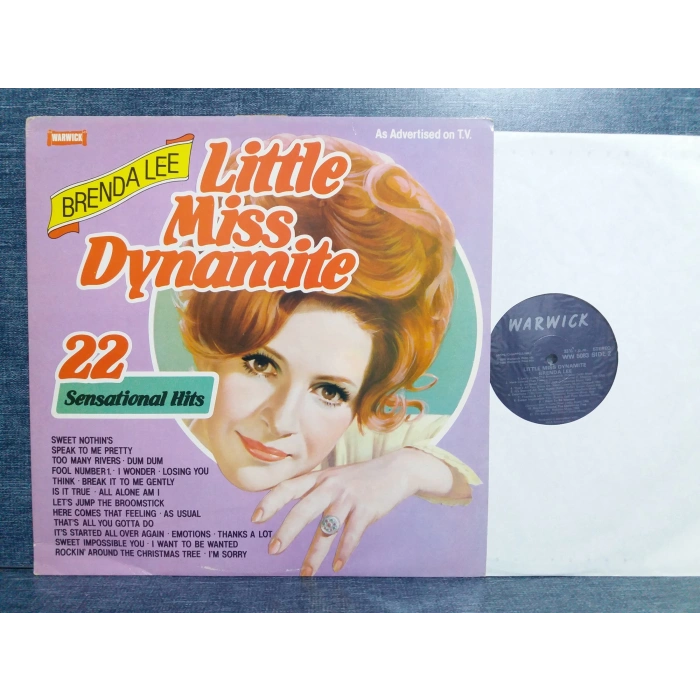 BRENDA LEE SENSATIONAL HITS MUSIC LP