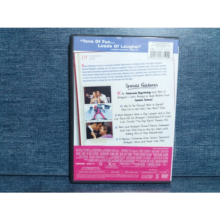 BRIDGET JONES EDGE OF REASON DVD FİLM (İNGİLİZCE)