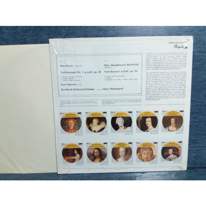 BRUCH VIOLIN MENDELSSOHN KURT HEINRICI