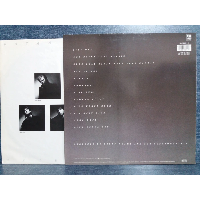 BRYAN ADAMS RECKLESS MUSIC LP