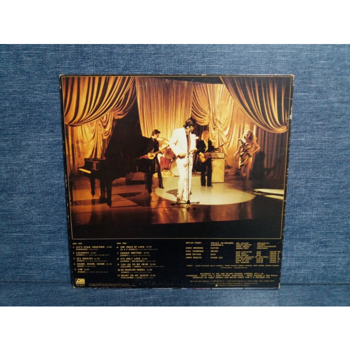 BRYAN FERRY LETS STICK TOGETHER MUSIC LP