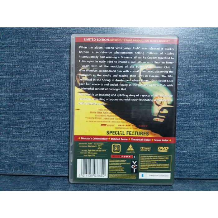BUENA VISTA SOCIAL CLUB DVD FİLM (İNGİLİZCE)