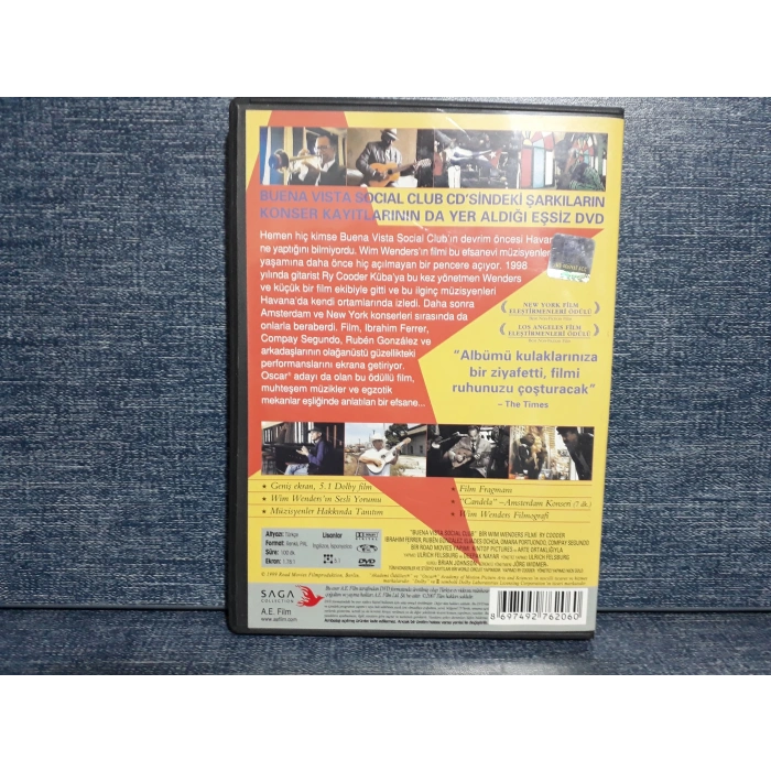 BUENA VISTA SOCIAL CLUB DVD FİLM