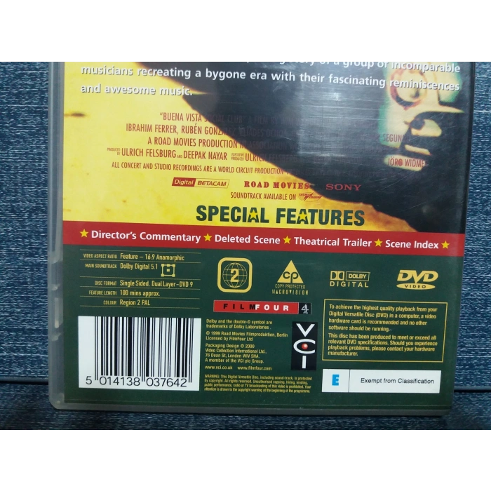 BUENA VISTA SOCIAL CLUB DVD FİLM (İNGİLİZCE)