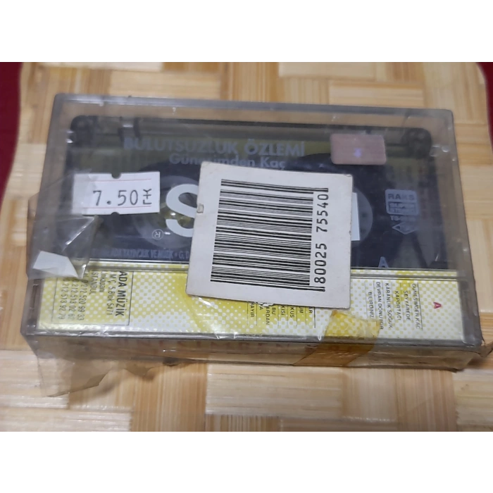 BULUTSUZLUK ÖZLEMİ GÜNEŞİMDEN KAÇ  MÜZİK KASET