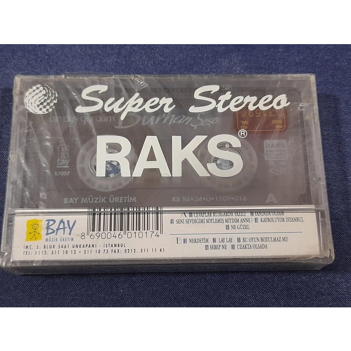 BURHAN ŞEŞEN BİR DÜŞ GÖRDÜM MÜZİK KASET