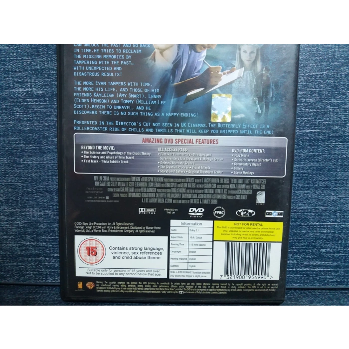 BUTTERFLY EFFECT DVD FİLM (İNGİLİZCE)