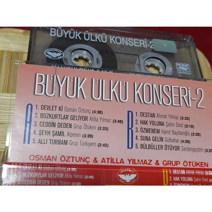 BÜYÜK ÜLKÜ KONSERİ 2 MÜZİK KASET