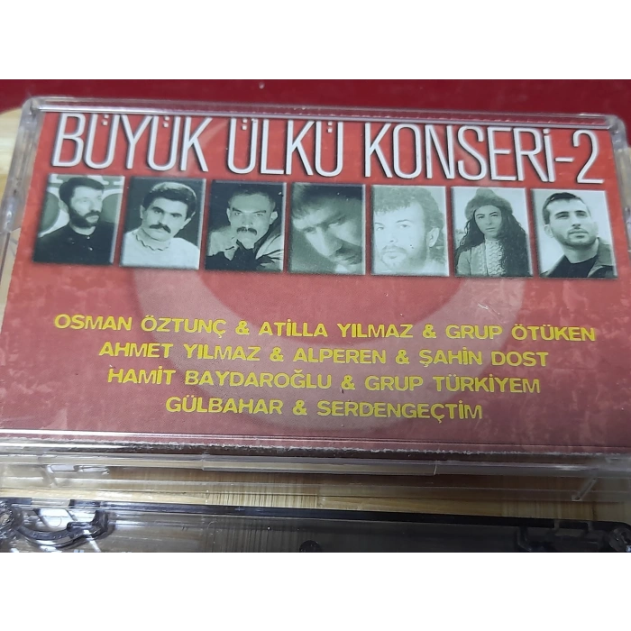 BÜYÜK ÜLKÜ KONSERİ 2 MÜZİK KASET