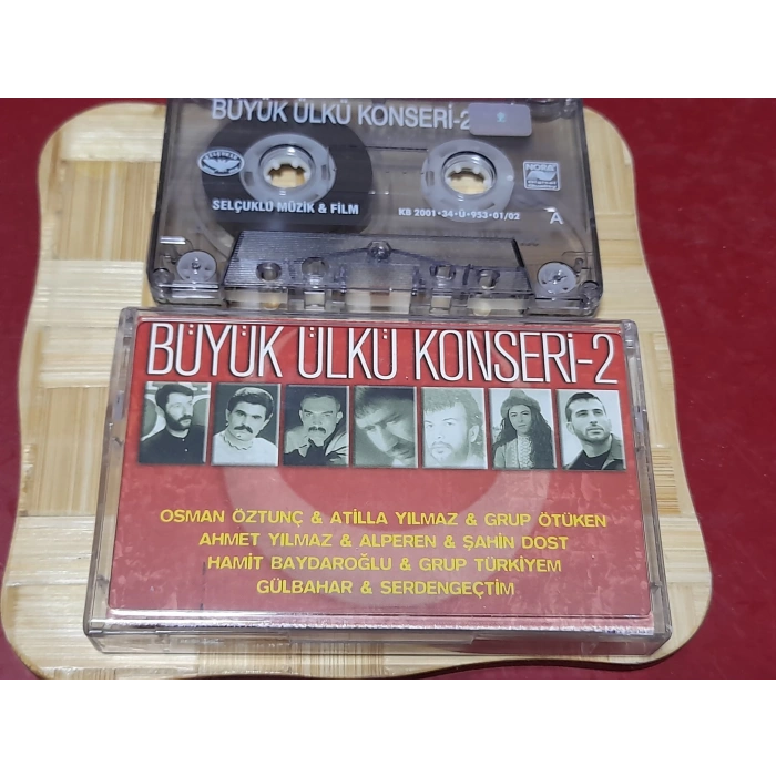 BÜYÜK ÜLKÜ KONSERİ 2 MÜZİK KASET