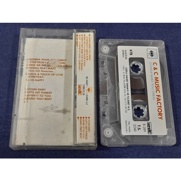 C & C MUSIC FACTORY GONNA MAKE YOU SWEAT MÜZİK KASET