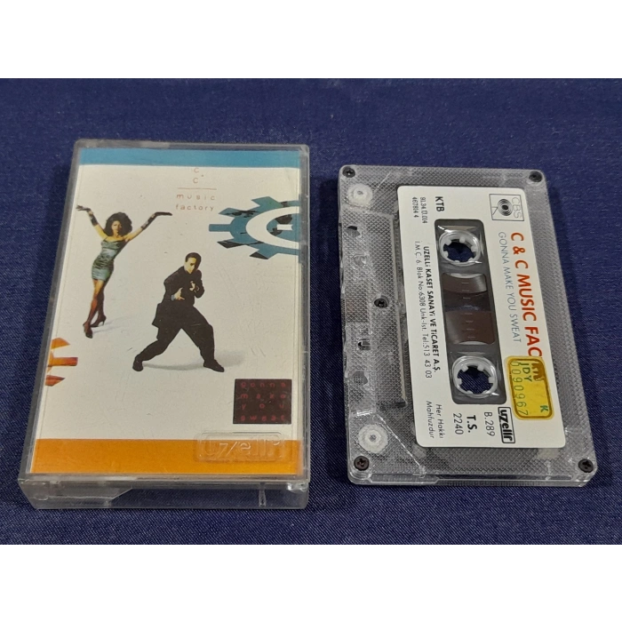 C & C MUSIC FACTORY GONNA MAKE YOU SWEAT MÜZİK KASET