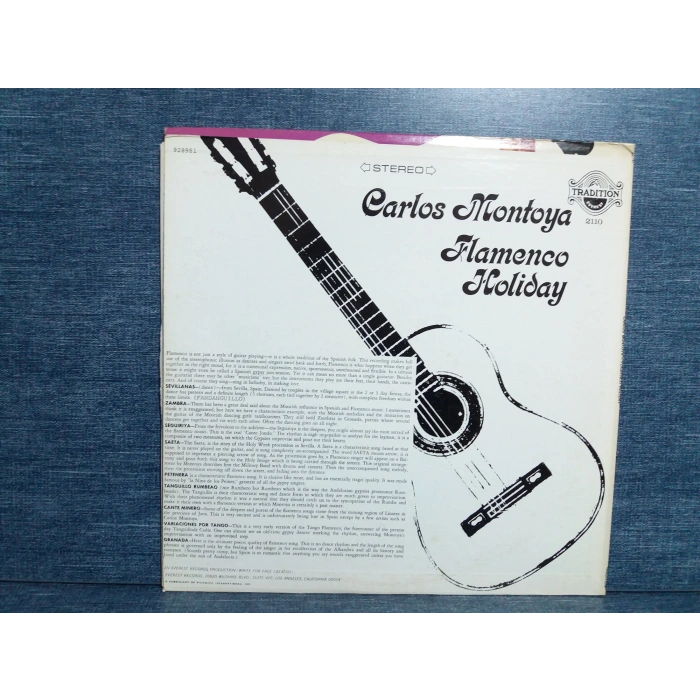 CARLOS MONTOYA FLAMENCO HOLIDAY