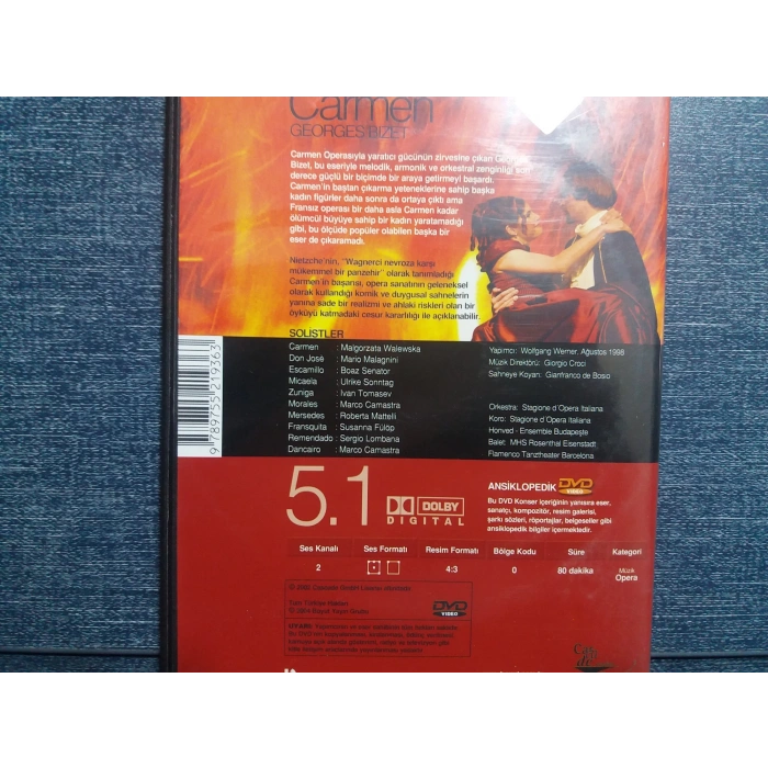 CARMEN GEORGES BIZET DVD FİLM
