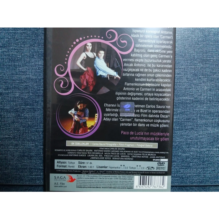 CARMEN PACO DE LUCIA DVD FİLM