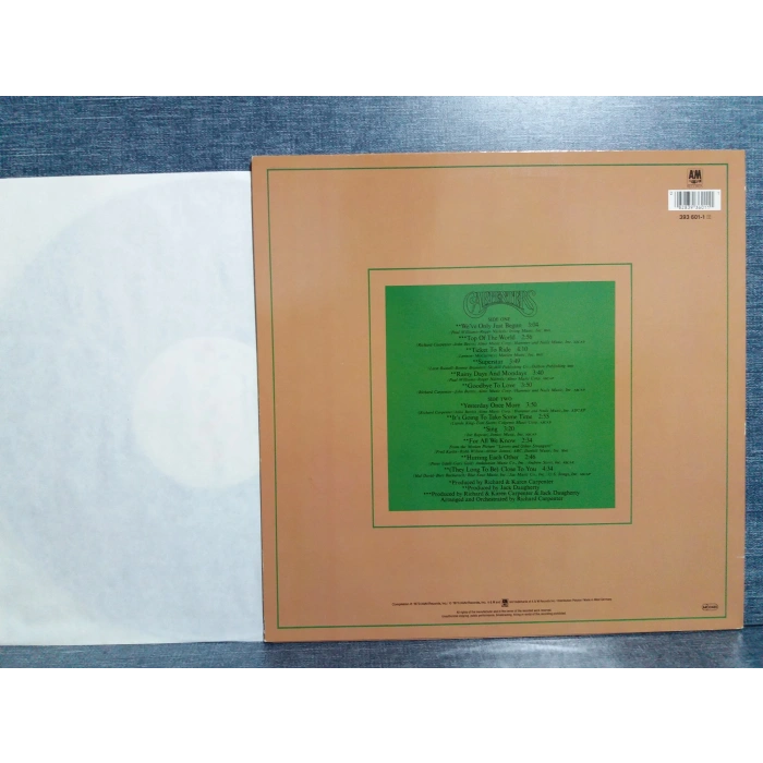 CARPENTERS THE SINGLES 1969-73 MUSIC LP