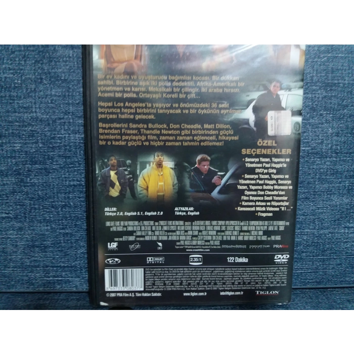 ÇARPIŞMA CRASH DVD FİLM (SIFIR)