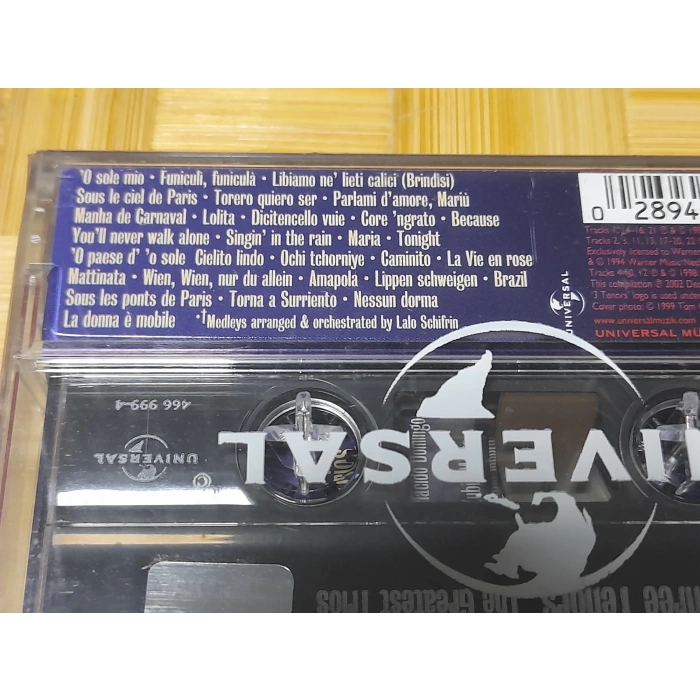 CARRERAS DOMINGO PAVAROTTI BEST TENOR MÜZİK KASET