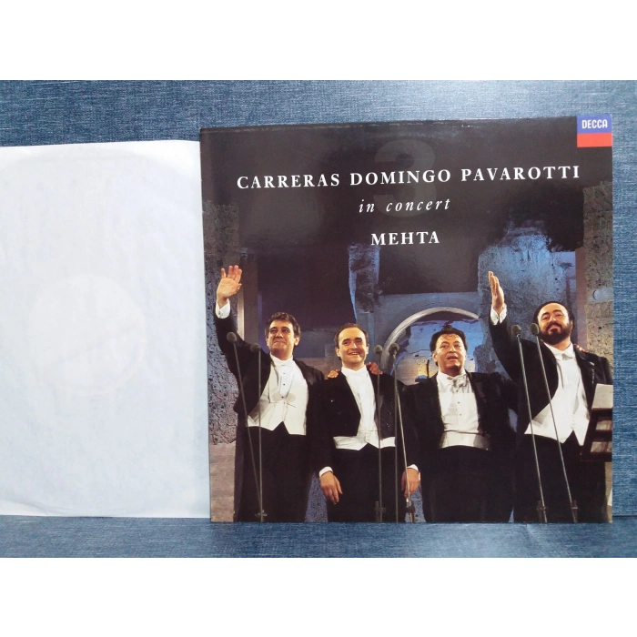CARRERAS DOMINGO PAVAROTTI IN CONCERT MEHTA  LP