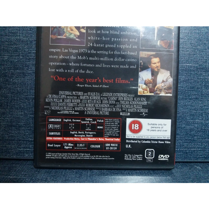 CASINO DVD FİLM (İNGİLİZCE)