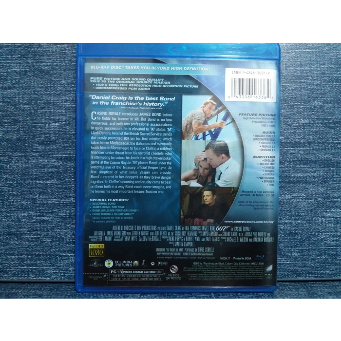 CASINO ROYALE 007 BOND FİLM BLURAY (İNGİLİZCE)