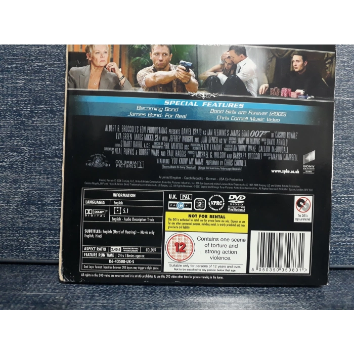 CASINO ROYALE JAMES BOND 007 DVD FİLM (İNGİLİZCE-2 DISK)