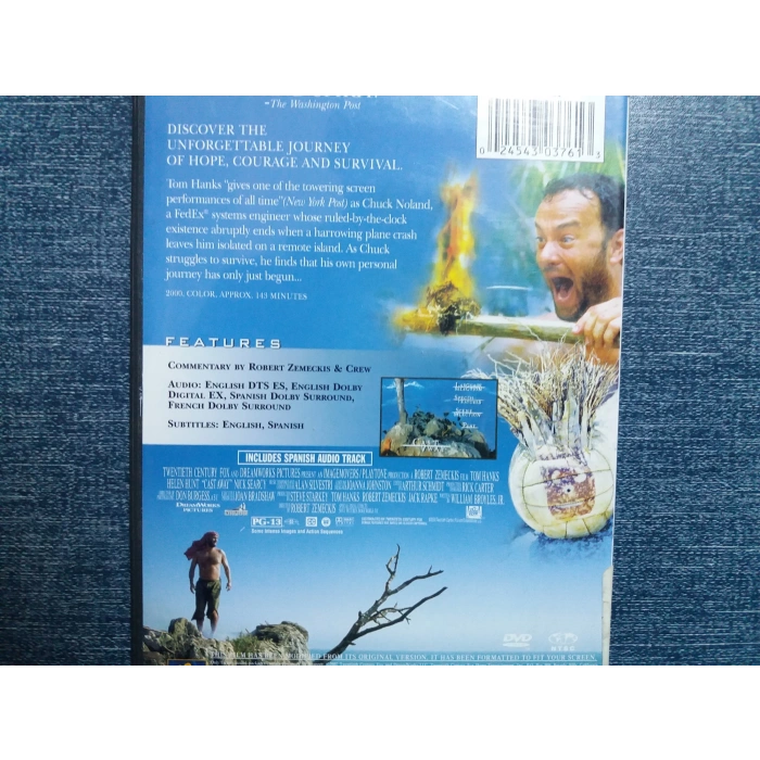 CAST AWAY TOM HANKS DVD FİLM (İNGİLİZCE)