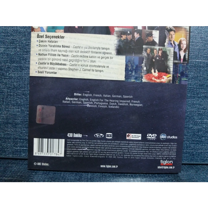 CASTLE 1.SEZON DVD FİLM (İNGİLİZCE-3 DISK)
