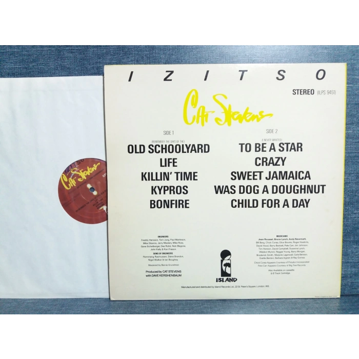 CAT STEVENS IZITSO MUSIC LP