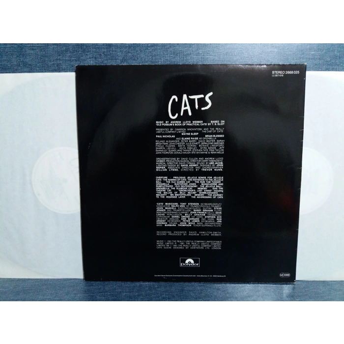 CATS  SOUNDTRACK MUSIC 2 LP