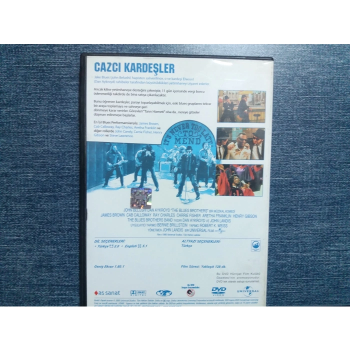 CAZCI KARDEŞLER BLUES BROTHERS DVD FİLM