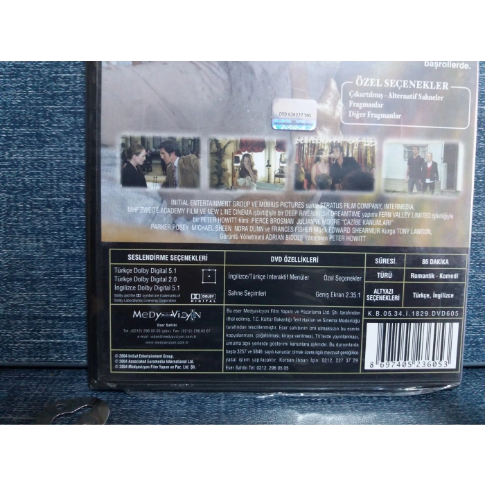 CAZİBE KANUNLARI DVD FİLM (SIFIR)