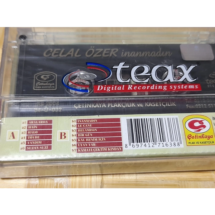 CELAL ÖZER İNANMADIN MÜZİK KASET