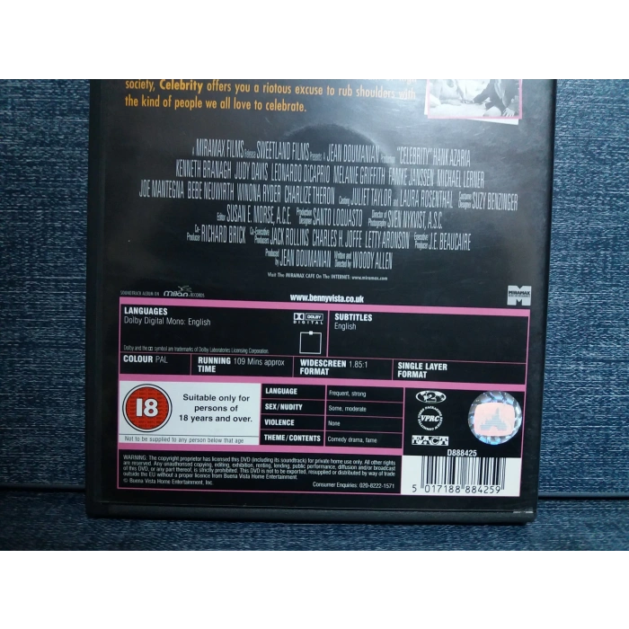 CELEBRITY DVD FİLM (İNGİLİZCE)