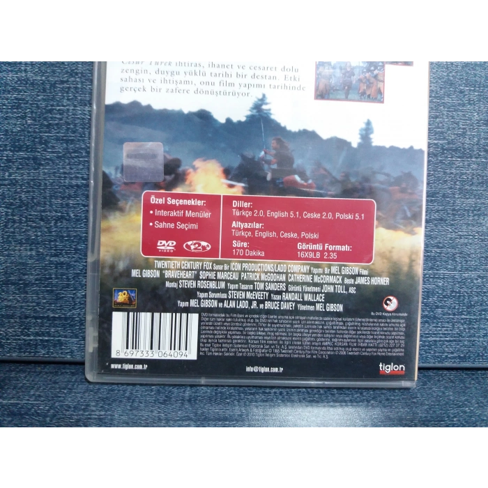 CESUR YÜREK BRAVE HEART DVD FİLM
