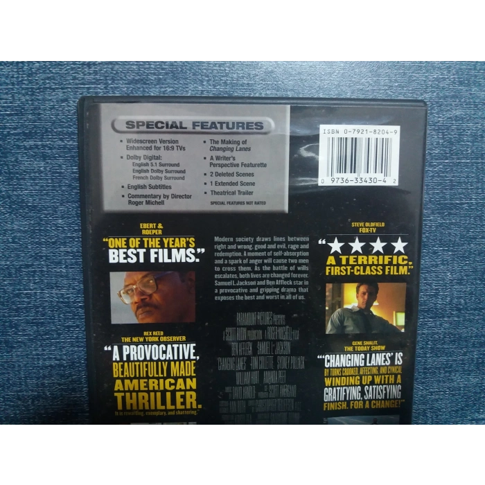 CHANGING LANES DVD FİLM (İNGİLİZCE)