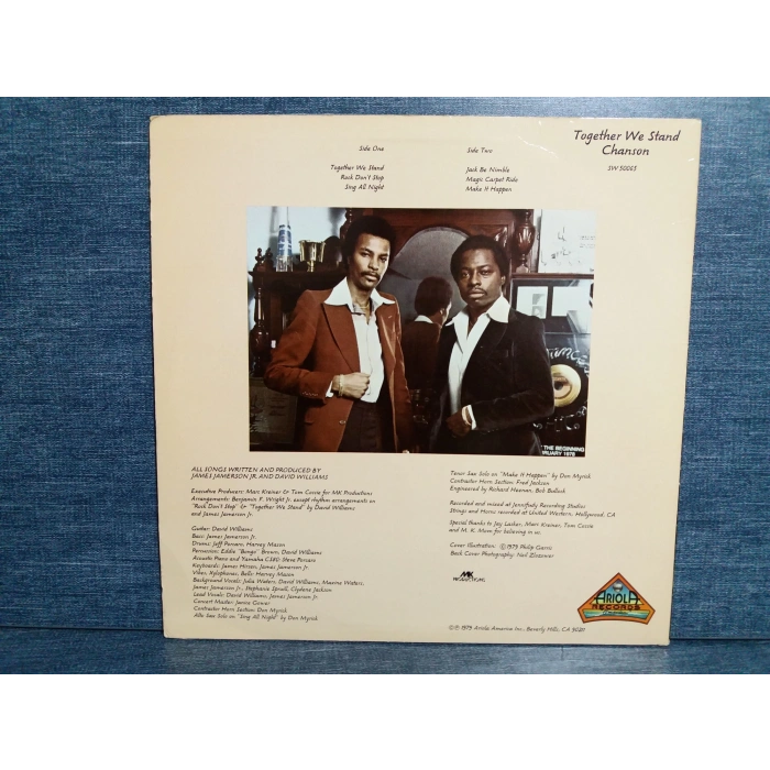 CHANSON TOGETHER WE STAND MUSIC LP