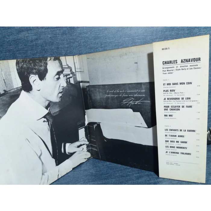 CHARLES AZNAVOUR DE TAVOIR AIMEE LP