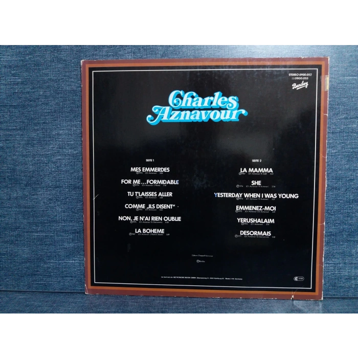 CHARLES AZNAVOUR MUSIC LP
