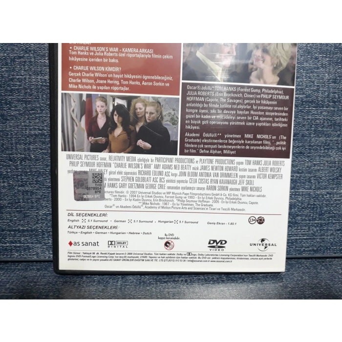 CHARLIE WILSONS WAR DVD FİLM (Tr Altyazı)